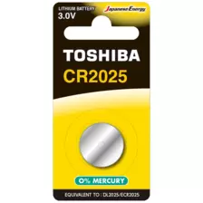Toshiba Lithium Coin Cell Battery 3V CR2025 Cell- 1pc