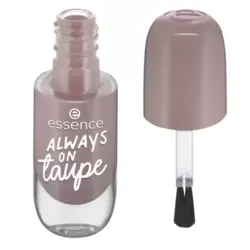 Essence Nail Color Gel Fast Drying Nail Lacquer For High Gloss Gel Finish 8ml- 37 Always On Taupe