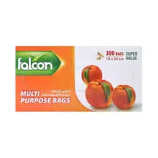 Falcon Multi-Purpose Bags Oxo Biodegradable Plastic Bags 18X23 cm size- 300pcs