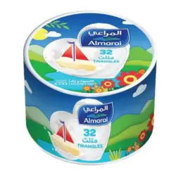 Almarai Processed Triangle Cheese 32 Portion- 8X4packs