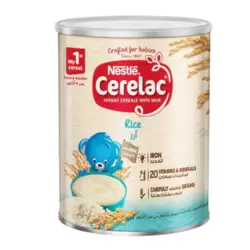 Nestle Cerelac Rice Flour Infant Cereals With Milk For 6 months Babies- 400gms