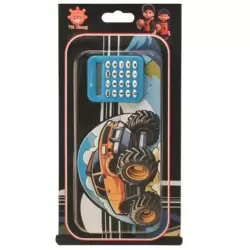 Monster Truck Themed Kids Pencil Bag With Build In Calculator- Black