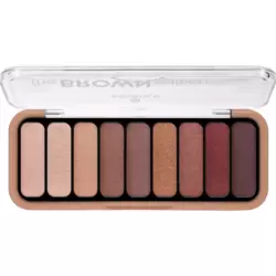 Essence The Brown Edition Eyeshadow Palette, 30 Gorgeous Browns- 9 Shades