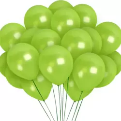 Doneel Matte 12inch Helium Birthday Balloons for Balloon Arch or Balloon Garland 100pcs- Green