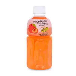 Mogu Mogu Peach Flavored Drink with Nata De Coco- 320 ml