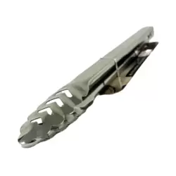Raj 12 Inch Stainless Steel Utility Tong Kitchen Gadgets- Silver