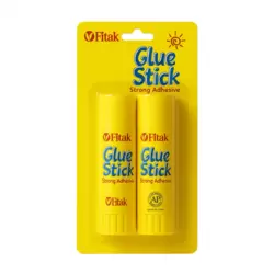 Fitak Strong Adhesive And Non Messy Glue Stick- 2X23gms