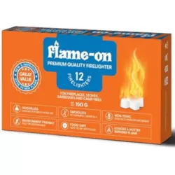 Flame On Smokeless And Odorless Fire Lighter Cubes- 12pcs