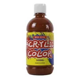 Basic Acrylic Painting Color Brown- 500ml