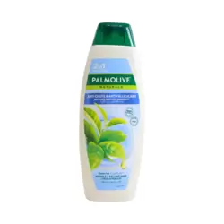 Palmolive Anti-Dandruff And Anti-Fall Shampoo For Fragile And Falling Hair, 100% Natural Ingredients, Green Tea Shampoo- 380 ml