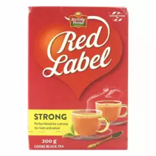 Brooke Bond Red Label Strong Tea, Loose Black Tea- 200gms
