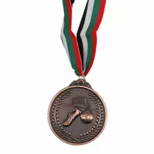 Bronze Medal for Football Match with Custom UAE Medals with Ribbons, Winner Medals Are Suitable for Football Games