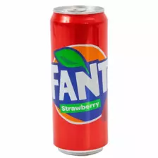 Fanta Strawberry Carbonated Soft Drink 330ML