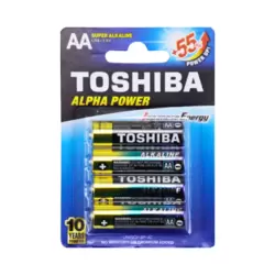Toshiba Alpha Power Super Alkaline AA Battery- 4pcs