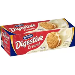 McVities Digestive Cream Vanilla Cream Filled Wheat Biscuit- 100gms