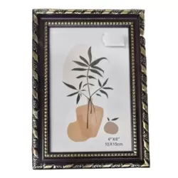 Decorated Wooden Photo Frame With Real Glass For Graduation Certificate Documents- 12.5X17.5cm