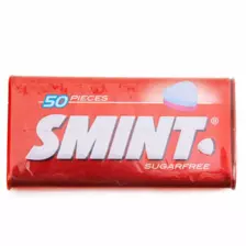 SMINT Sugarfree Strawberry Flavour Candy Tin Pack - 50 Pcs