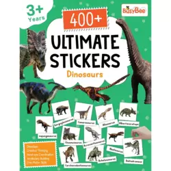 Ultimate Sticker Book With 400plus Different Dinosaur Spicies Photos Printed