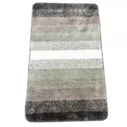 Kovar Microfiber Soft And Fluffy Door Mat For Indoor Use, Non Slip And Super Absorbent- Gray