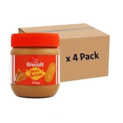 Lotus Biscoff Biscuit Sweet Creamy Spread- 4pcs of 400gms Bulk Pack