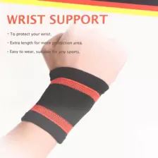 Lordex Wrist Support, Wrist Protection Elastic Pad - Black and Red