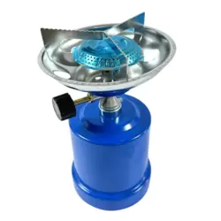 Portable Outdoor Safety TR-219 Camping Gas Stove With Safety Regulator- Blue