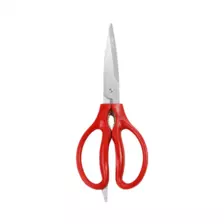 Stainless Steel Kitchen Scissor Multifunctional Shears- Red Color 8 Inch Size