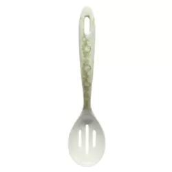 Sturdy Heat-Resistant Melamine Serving Ladle Rice Spoon- White