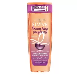 Loreal Paris Elvive Dream Long Straight 72H Straightening Keratin Hair Shampoo- 400ml