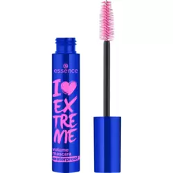 Essence I Love Extreme Volume Waterproof Mascara Black With Extra-Large Brush- 12ml