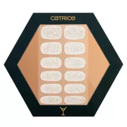 Catrice About Tonight Self Adhesive Glitter Nail Foil 24pcs Gray- C01 Cheer The Year