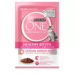 Purina One Healthy Kitten Food With Chicken In Gravy- 70gms