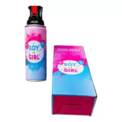 Baby Shower Gender Reveal Fire Extinguisher Powder Spray With Blue Color For Boy