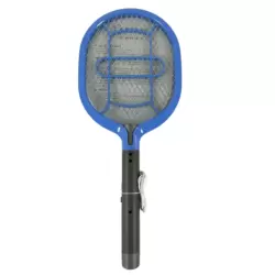 Gecko USB Electric Mosquito Racket With LED Light- Blue