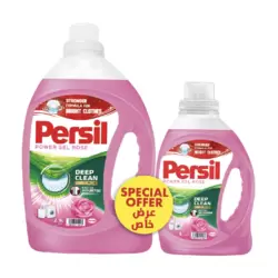 Persil Power Gel Deep Clean Plus Strong Formula For Bright Clothes With Rose Fragrance- 3.9Ltr