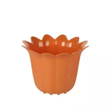 Plastic Vinca Plant Pot for Indoor and Outdoor Plants, Brown, Height- 4.5 Inch