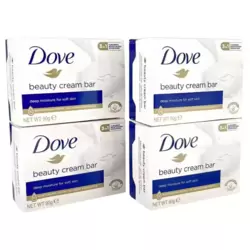 Dove Deep Moisture Beauty Cream Bar Soap For Soft Skin- 4X90gms
