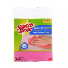 Scotch Brite Classic Sponge Cloth Effective Cleaning Wipe Cloth- 4pcs