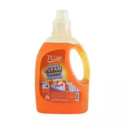 VCare Power Clean Laundry Detergent Liquid With The Scent Of Fresh Blossom- 2Ltr