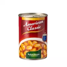 American Classic Baked Beans In Tomato Sauce Easy Open Can- 400 gm