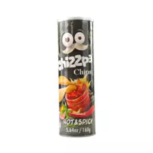 Chizzpa Chips Hot and Spicy Flavoured Potato Crisps- 160gms