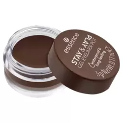 Essence Stay And Play Gel Eyeliner Pot Long Lasting And Waterproof Gel Eyeliner- 02 Brown