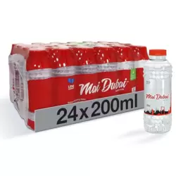 Mai Dubai Drinking Water Bottle Low Sodium Water Pack of 24X200ml
