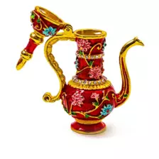 Tea Pot Decorative Piece, Dubai Souvenir Arabic Tea Pot, Arabic Traditional Tea Kettle, Multicolour_