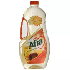 Afia Pure Sunflower Oil with Added Vitamins A and D - 1.5Liters