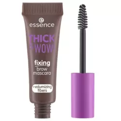 Essence Fixing Brow Mascara Thick And Wow With Volumizing Fiber 6ml- 02 Ash Brown