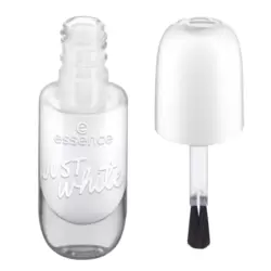 Essence Fast Drying Nail Polish Color Nail Lacquer For High Gloss Gel Finish 8ml- 33 Just White