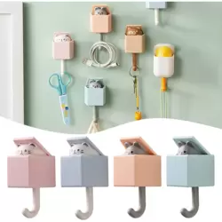 Creative Cute Hook Key Holder- Multicolor