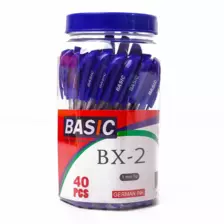 Basic Blue BX-2 pen 40 pcs , German Ink