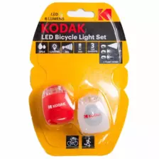 Kodal Led Bicycle Light Set with 3 Style Light, Front and Back Light with Silicone Cover